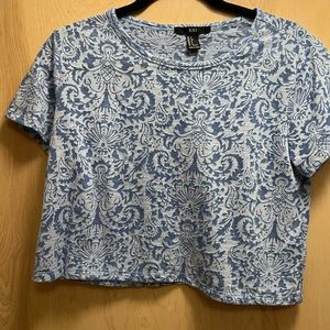 Forever 21 paisley crop top